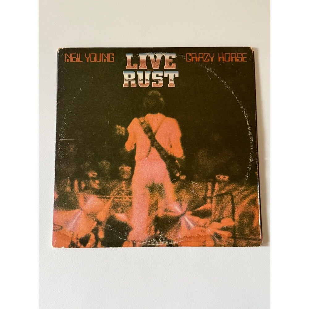Neil Young Crazy Horse Live Rust 2 LP Original Inner Sleeves 2RX 2296 Cleaned VG